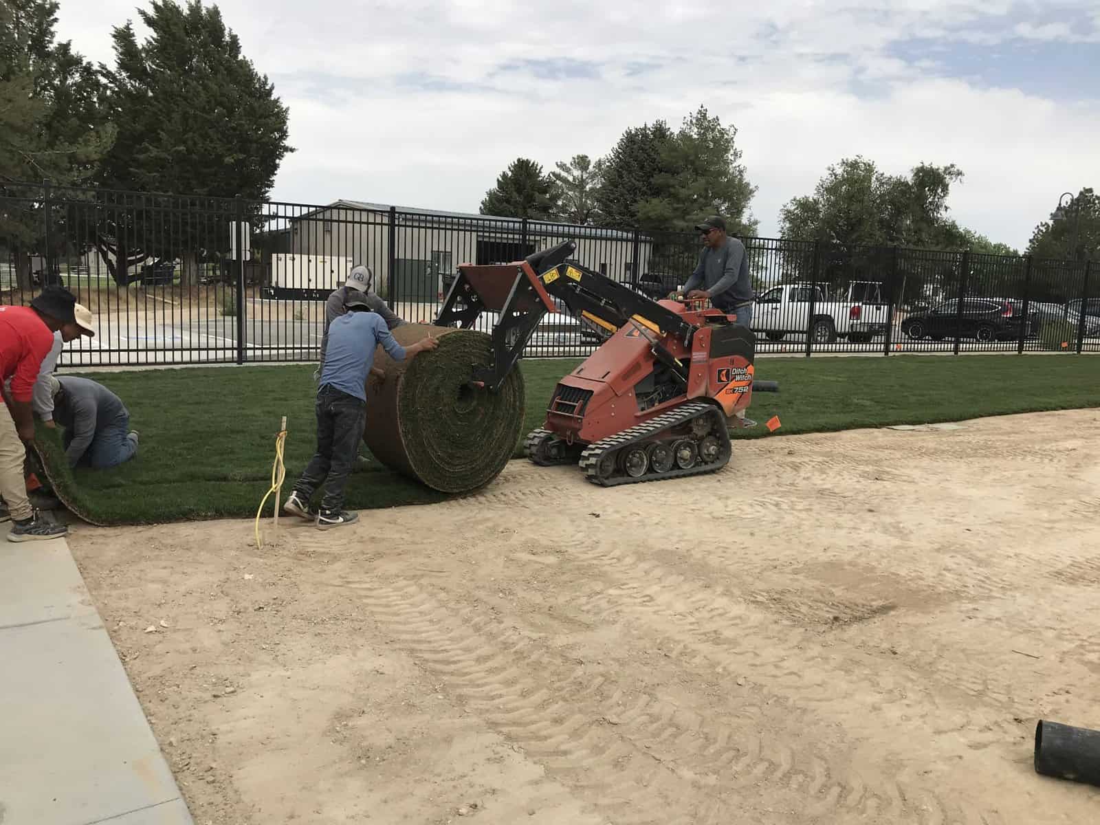 Big Roll getting installed