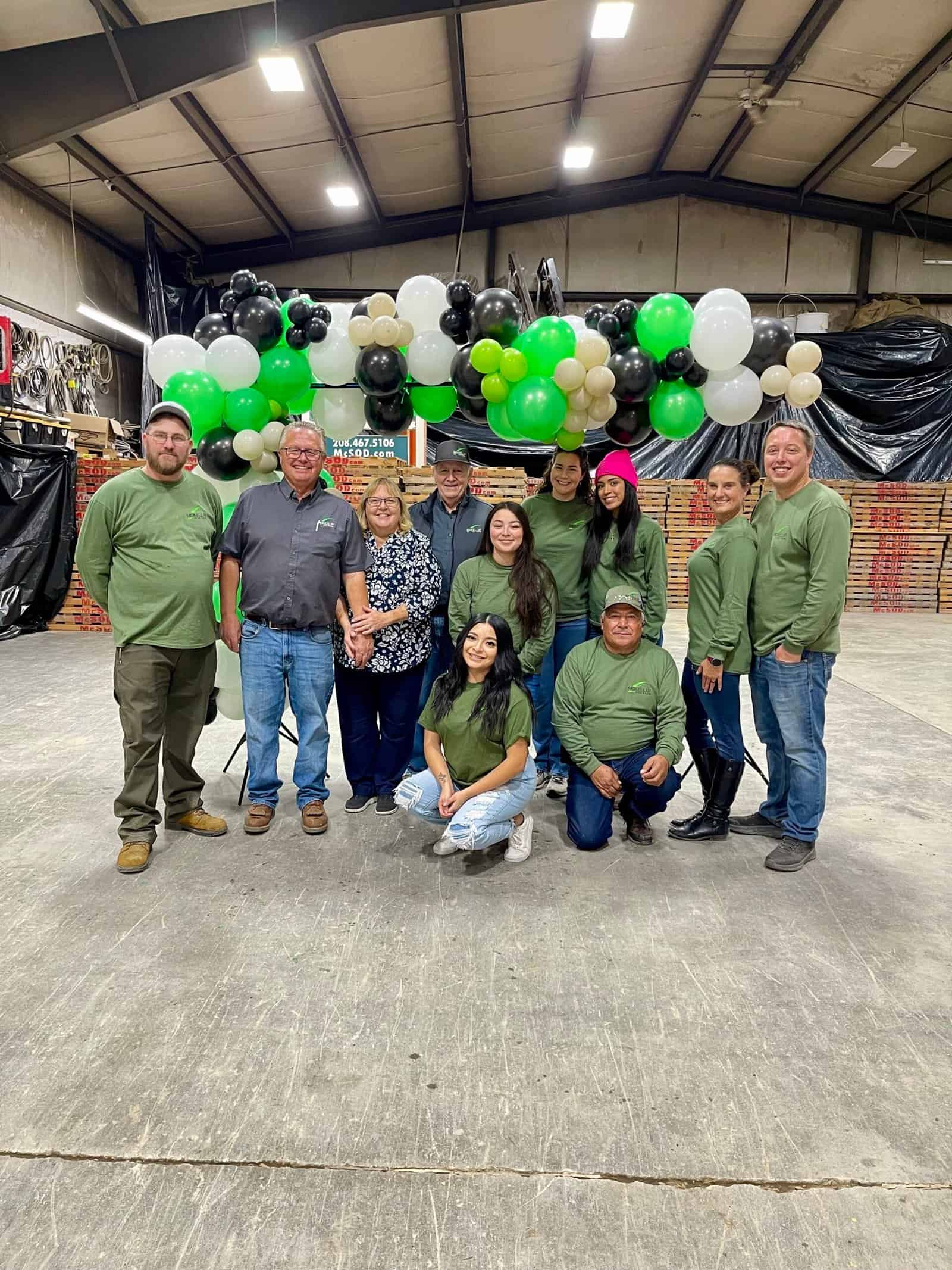 Employees at Customer Appreciation Dinner